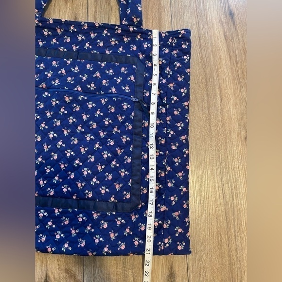 Floral Tote Bag Blue - Picture 3 of 10